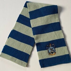 Ravenclaw Scarf Harry Potter Blue Gray striped 63" NWOT New Luna Filius Quirinus